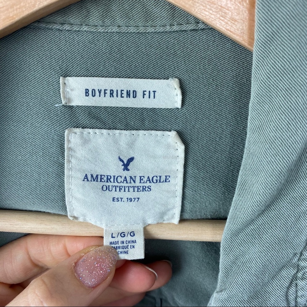 American Eagle Outfitters Boyfriend Fit Top - Picture 7 of 9